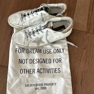 Golden Goose super star size 42, only worn once. Like new!